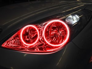 Lexus ES 300 Headlight Halo Kit - ORACLE Lighting - LED Halo - Red - `02-`04